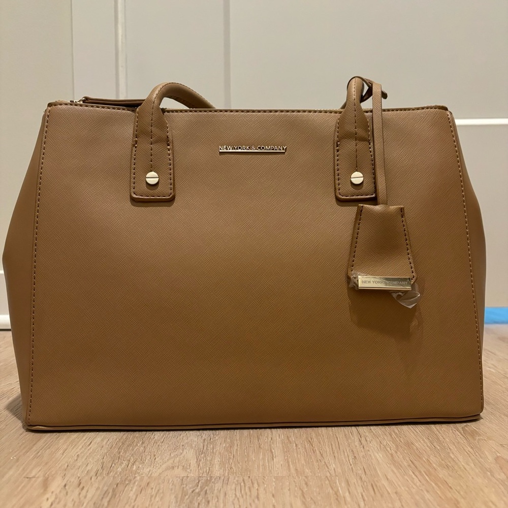 New York and Company Tan Tote Bag Style 7675